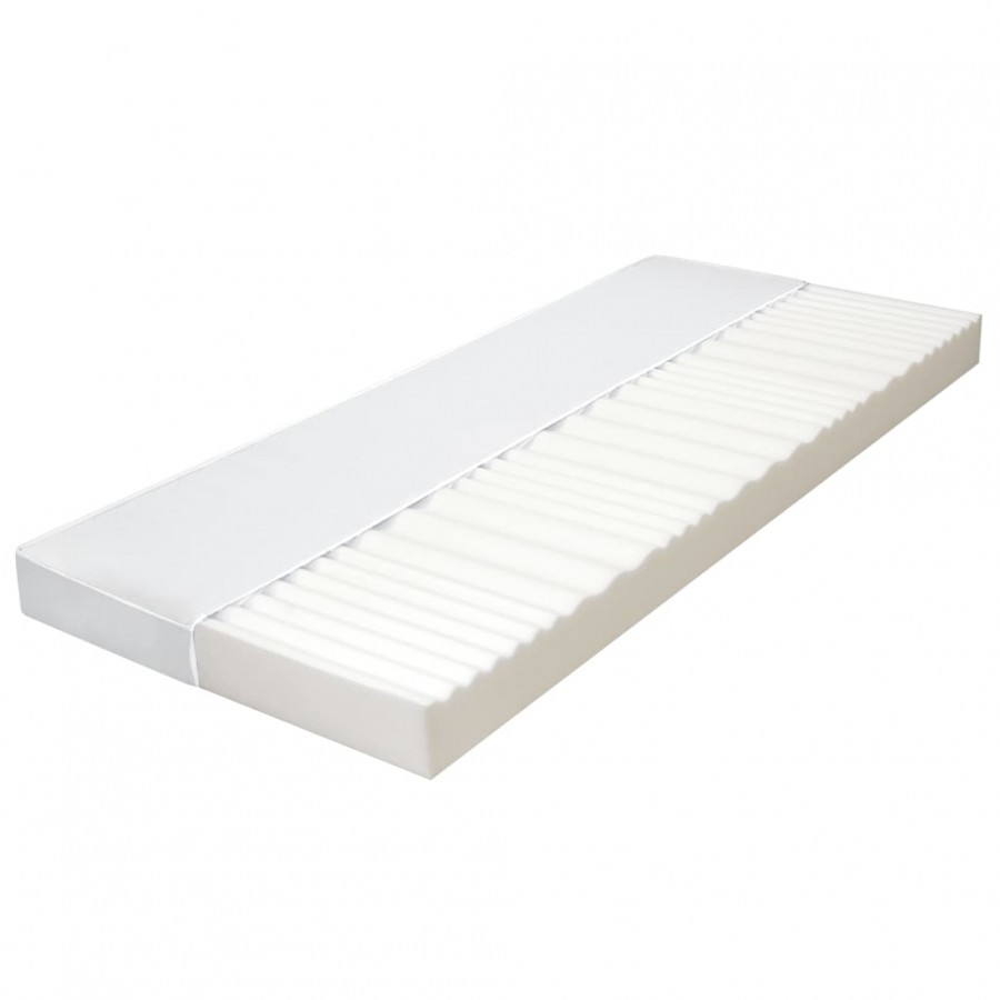 Matelas 80x200 cm 7 zones Mousse PU 10 cm H2 H3