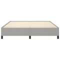 Cadre de lit Gris clair 180x200 cm Tissu