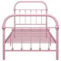 Cadre de lit Rose Métal 90 x 200 cm