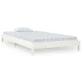 Lit empilable Blanc 80x200 cm Bois de pin massif