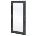 Miroir mural style baroque 100x50 cm noir