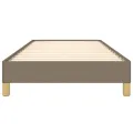 Cadre de lit Taupe 90x190 cm Tissu