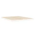 Cadre de lit blanc 160x200 cm bois de pin massif