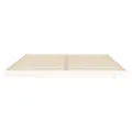 Cadre de lit blanc 160x200 cm bois de pin massif