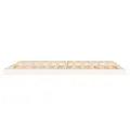 Cadre de lit blanc 160x200 cm bois de pin massif