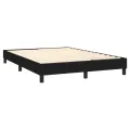 cadre de lit avec matelas LED Noir 140x200 cm Tissu
