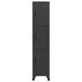 Armoire à casiers Anthracite 38x45x180 cm Acier