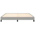 Cadre de lit Gris clair 160x200 cm Tissu