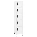 Armoire à casiers Blanc 38x40x180 cm Acier