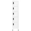 Armoire à casiers Blanc 38x40x180 cm Acier