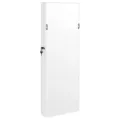 Armoire à bijoux avec miroir et éclairage LED mural blanc