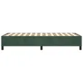 cadre de lit Vert foncé 90x200 cm Velours