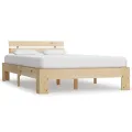 Cadre de lit Bois de pin massif 140 x 200 cm