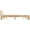 Cadre de lit Bois de pin massif 140 x 200 cm