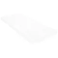Lit de repos avec matelas 90x200 cm Blanc Bois de pin massif