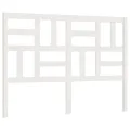 Tête de lit Blanc 126x4x104 cm Bois massif de pin