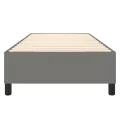 cadre de lit Gris foncé 90x190 cm Tissu