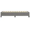 cadre de lit Gris foncé 90x190 cm Tissu