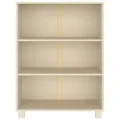 Bibliothèque HAMAR Marron miel 85x35x112 cm Bois de pin massif