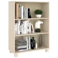 Bibliothèque HAMAR Marron miel 85x35x112 cm Bois de pin massif