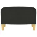 Repose-pied Noir 60x50x41 cm Tissu