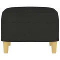 Repose-pied Noir 60x50x41 cm Tissu