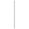 Tête de lit métal blanc 100 cm