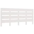 Tête de lit Blanc 140x3x80 cm Bois massif de pin