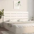 Tête de lit Blanc 140x3x80 cm Bois massif de pin
