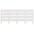 Tête de lit Blanc 140x3x80 cm Bois massif de pin