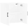 Armoire murale blanc 60x31x60 cm bois d'ingénierie