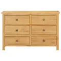 Commode 105x33,5x73 cm Bois de chêne massif