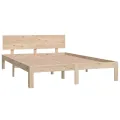 Cadre de lit Bois de pin massif 140x200 cm