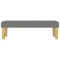 Banc Gris foncé 100x30x30 cm Tissu