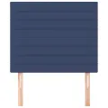 Têtes de lit 2 pcs Bleu 100x5x78/88 cm Tissu