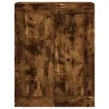 Armoire murale chêne fumé 69,5x34x90 cm bois d'ingénierie