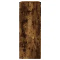 Armoire murale chêne fumé 69,5x34x90 cm bois d'ingénierie