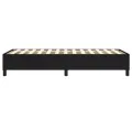 cadre de lit Noir 80x200 cm Tissu