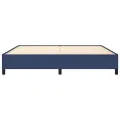 Cadre de lit Bleu 200x200 cm Tissu