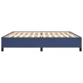 Cadre de lit Bleu 200x200 cm Tissu