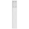 Armoire de tête de lit Blanc brillant 160x18,5x104,5 cm