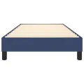 cadre de lit Bleu 90x190 cm Tissu