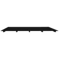 Cadre de lit Noir 200x200 cm Bois de pin massif
