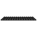 Cadre de lit Noir 200x200 cm Bois de pin massif