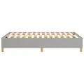cadre de lit Gris clair 120x200 cm Tissu