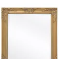 Miroir mural style baroque 100x50 cm Doré