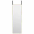 Miroir de porte Doré 30x100 cm Verre et aluminium