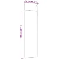 Miroir de porte Doré 30x100 cm Verre et aluminium