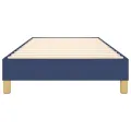 cadre de lit Bleu 80x200 cm Tissu