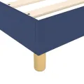 cadre de lit Bleu 80x200 cm Tissu